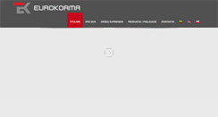 Desktop Screenshot of eurokorma.lt
